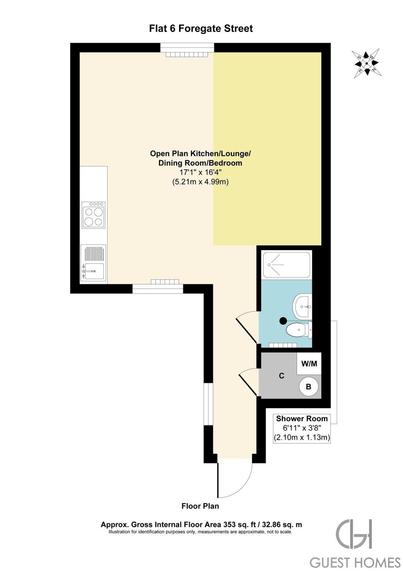 Whiskawaystays Foregate Studio No 6 วุร์สเตอร์ ภายนอก รูปภาพ